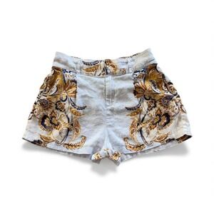 Joie linen shorts coastal chic size large